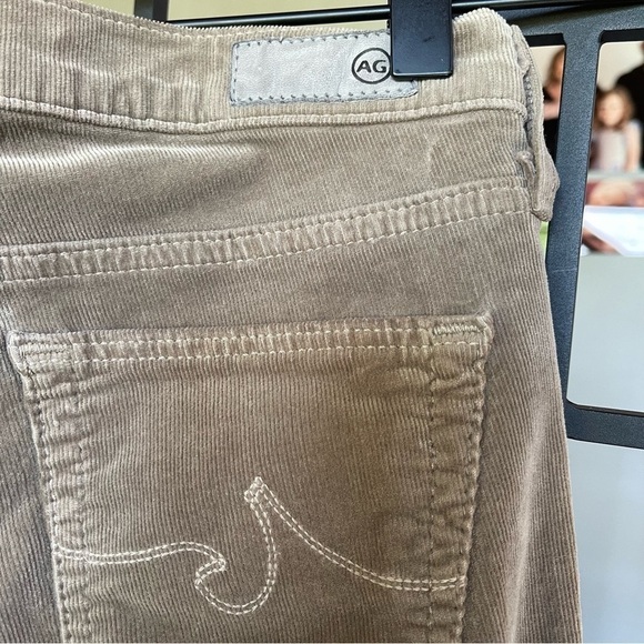 Anthropologie AG The Stevie Ankle Corduroy Jeans Size 25 R Grey Slim Straight - Picture 7 of 11
